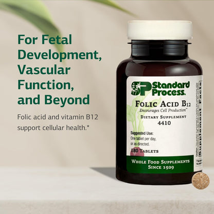 Standard Process Folic Acid B12 - 180 Tablets