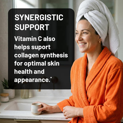 NatureWise Vitamin C 1000 mg Capsules – Extra Strength Vegan Supplement, 60 Capsules