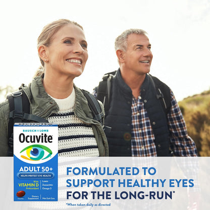 Ocuvite 50+ Eye Vitamin and Mineral Supplement - 50 Softgels