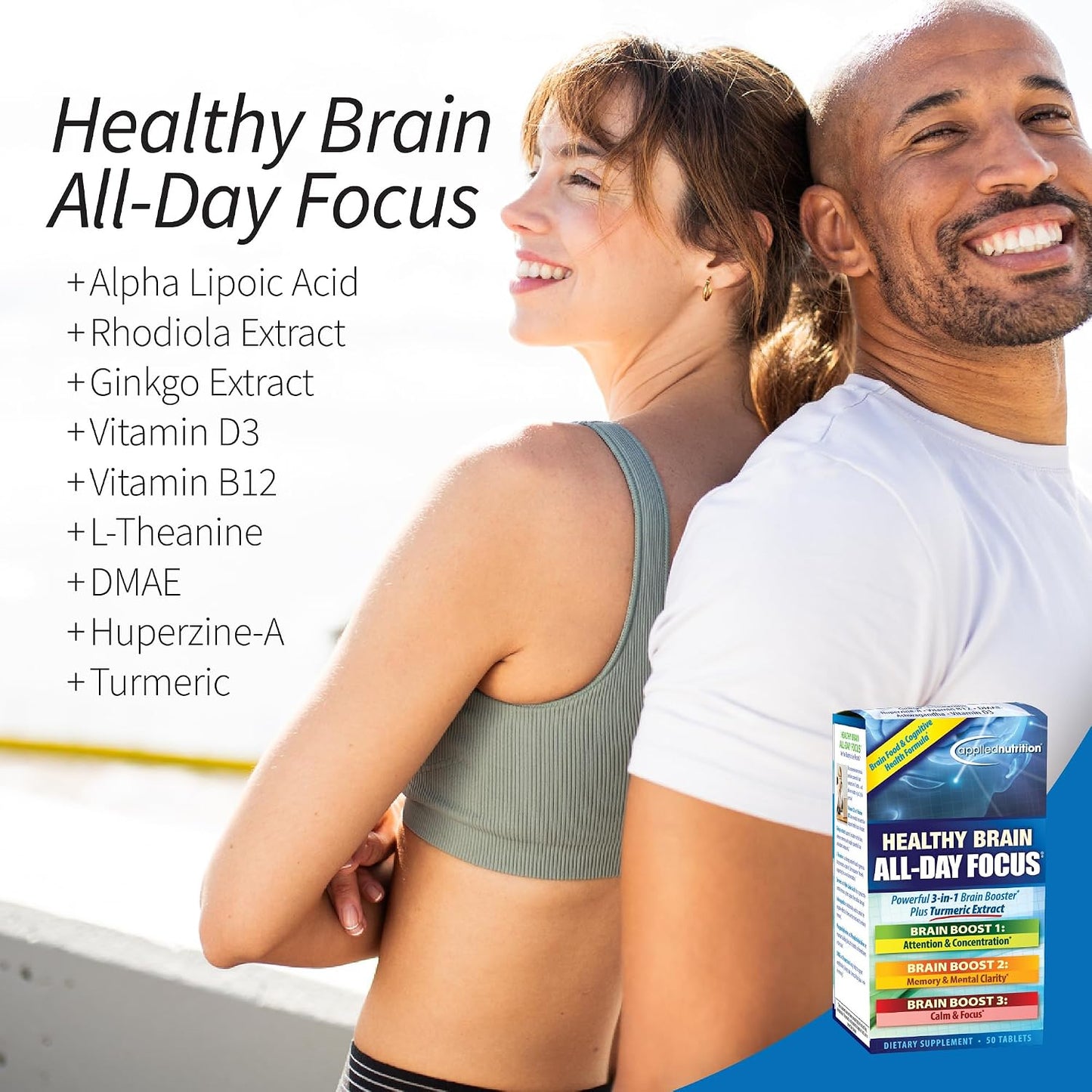 Healthy Brain All-Day Focus - 50 Tablets - görsel 7