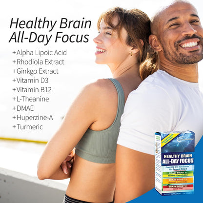 Healthy Brain All-Day Focus - 50 Tablets