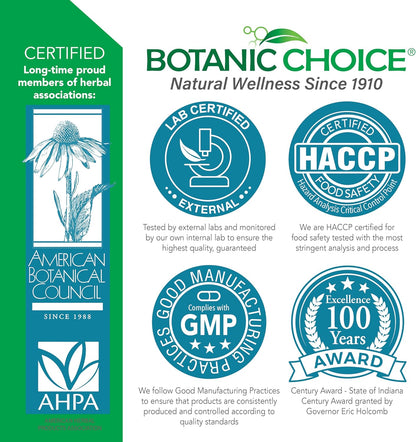 Botanic Choice Rosemary Leaf Liquid Extract – Alcohol-Free, Gluten-Free – Fast Acting Supplement Drops – 30 ml