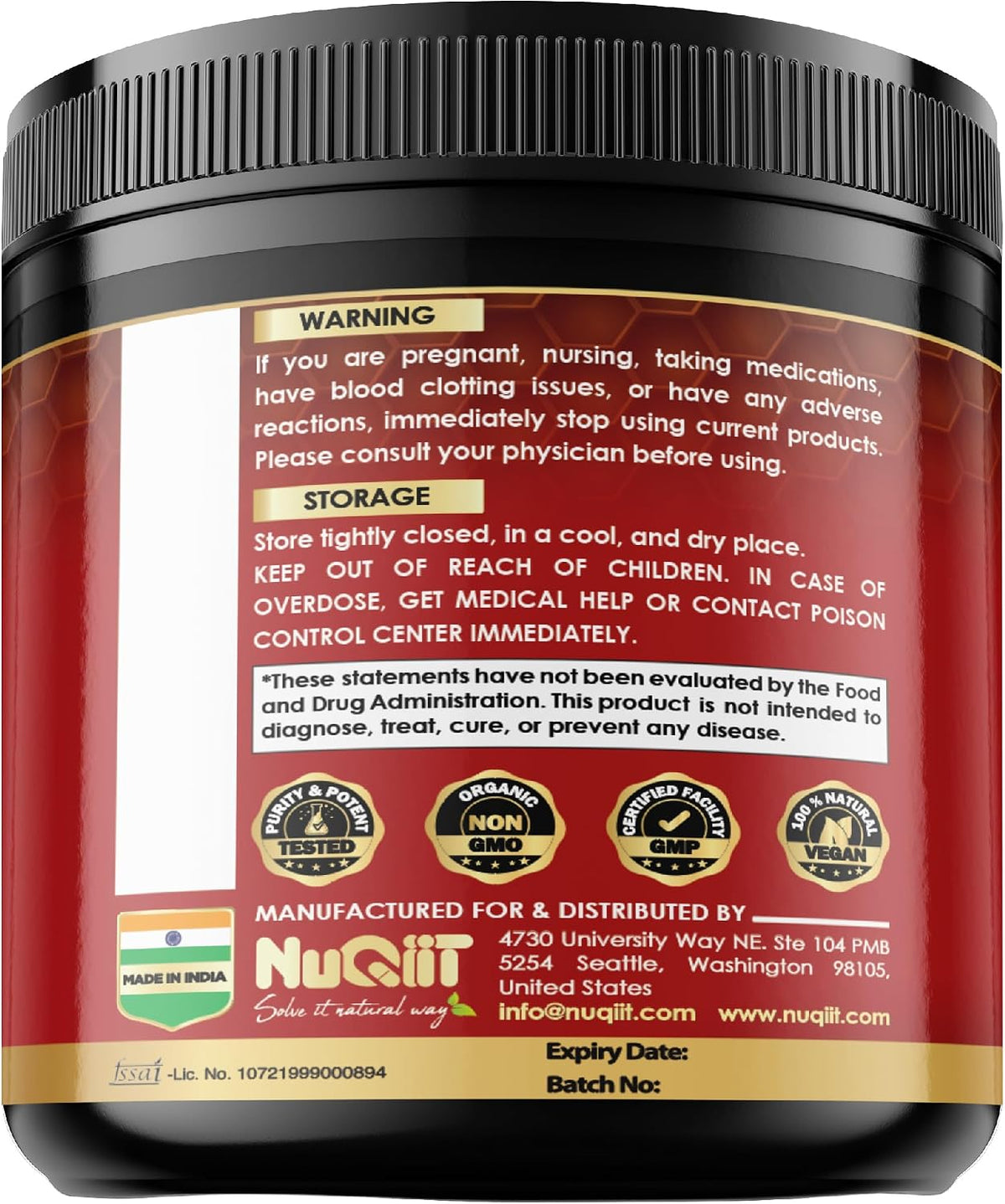 9in1 Clove Supplement Rich in Vitamins & Minerals for Digestive, Immune System, Bone & Heart Health with Cinnamon, Turmeric, Ginger, Cardamom, Garlic, Wormwood, Black Walnut - 60 Capsules - 30 Days - görsel 9