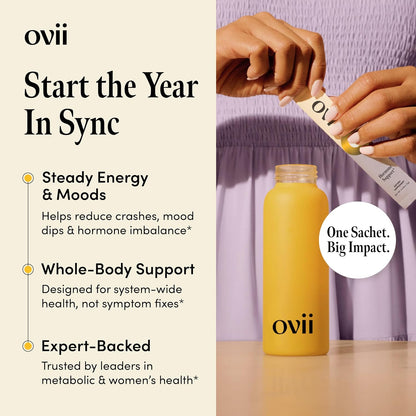 Ovii Metabolic Support for Women – Reducose® White Mulberry with Myo-Inositol & D-Chiro Inositol 40:1 Blend – Daily Wellness, Metabolic Balance & Appetite Control Supplement – 60 Servings