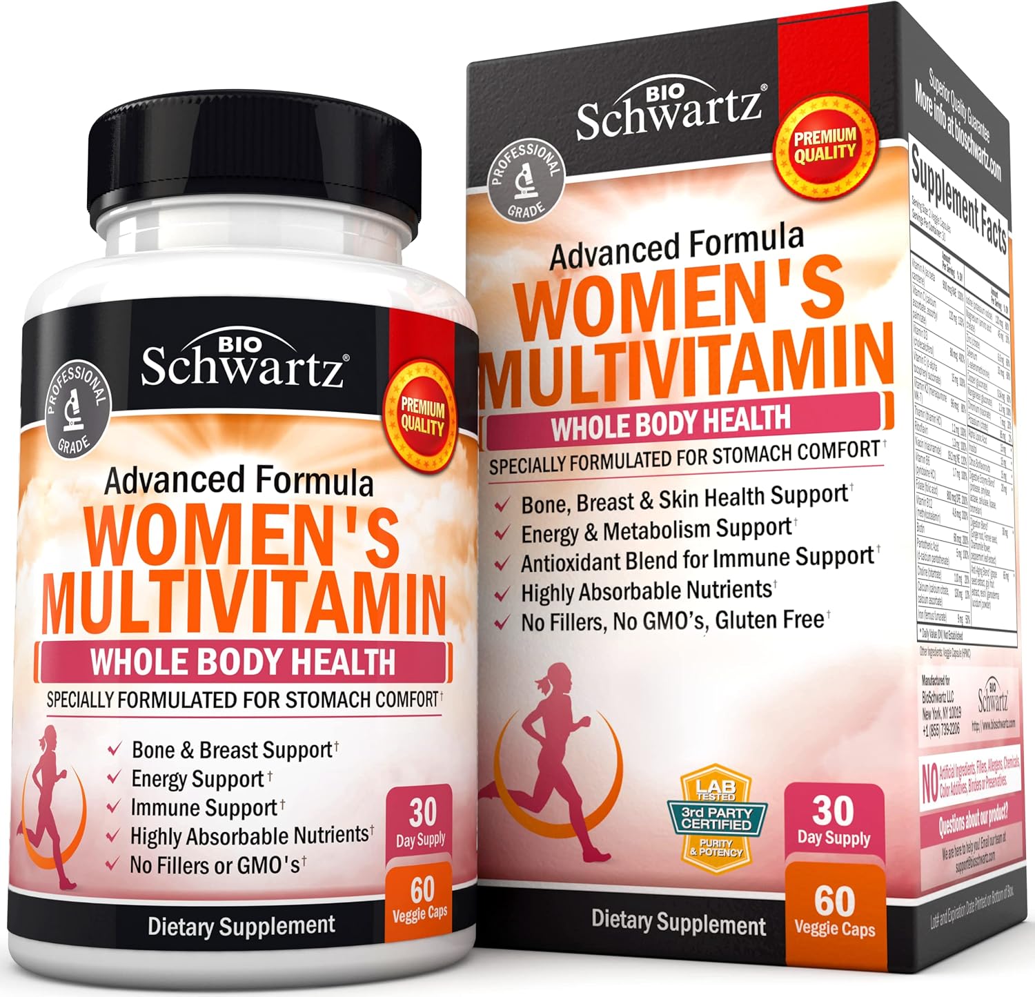 BioSchwartz Once Daily Multivitamin for Men 50 and Over - 60 Tablets - görsel 10