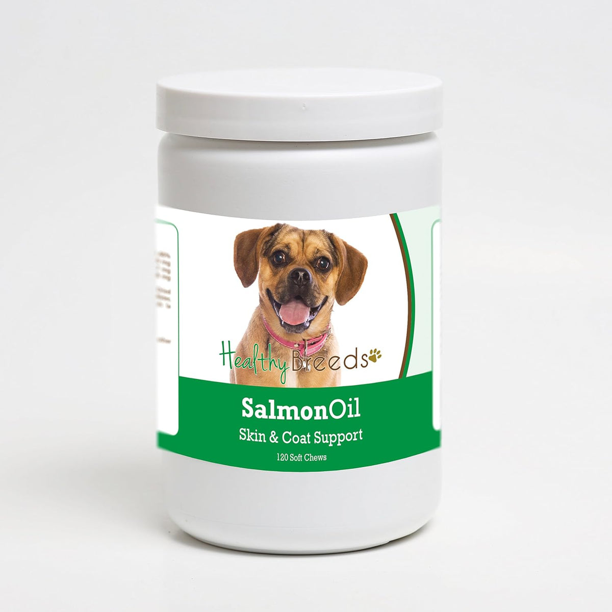 Healthy Breeds Puggle Salmon Oil Soft Chews 120 Count - görsel 1