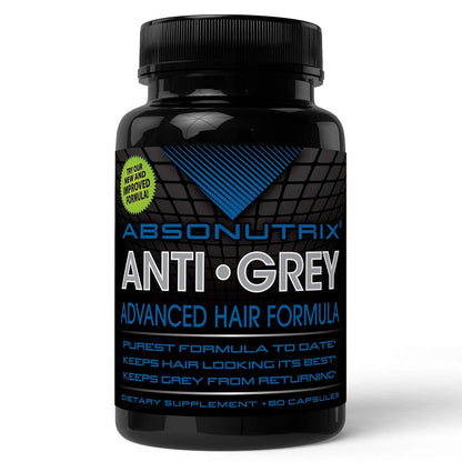 Anti-Grey Advanced Hair Formula - Hair Colour Support Supplement with Catalase, Amino Acids & Minerals - 60 Capsules