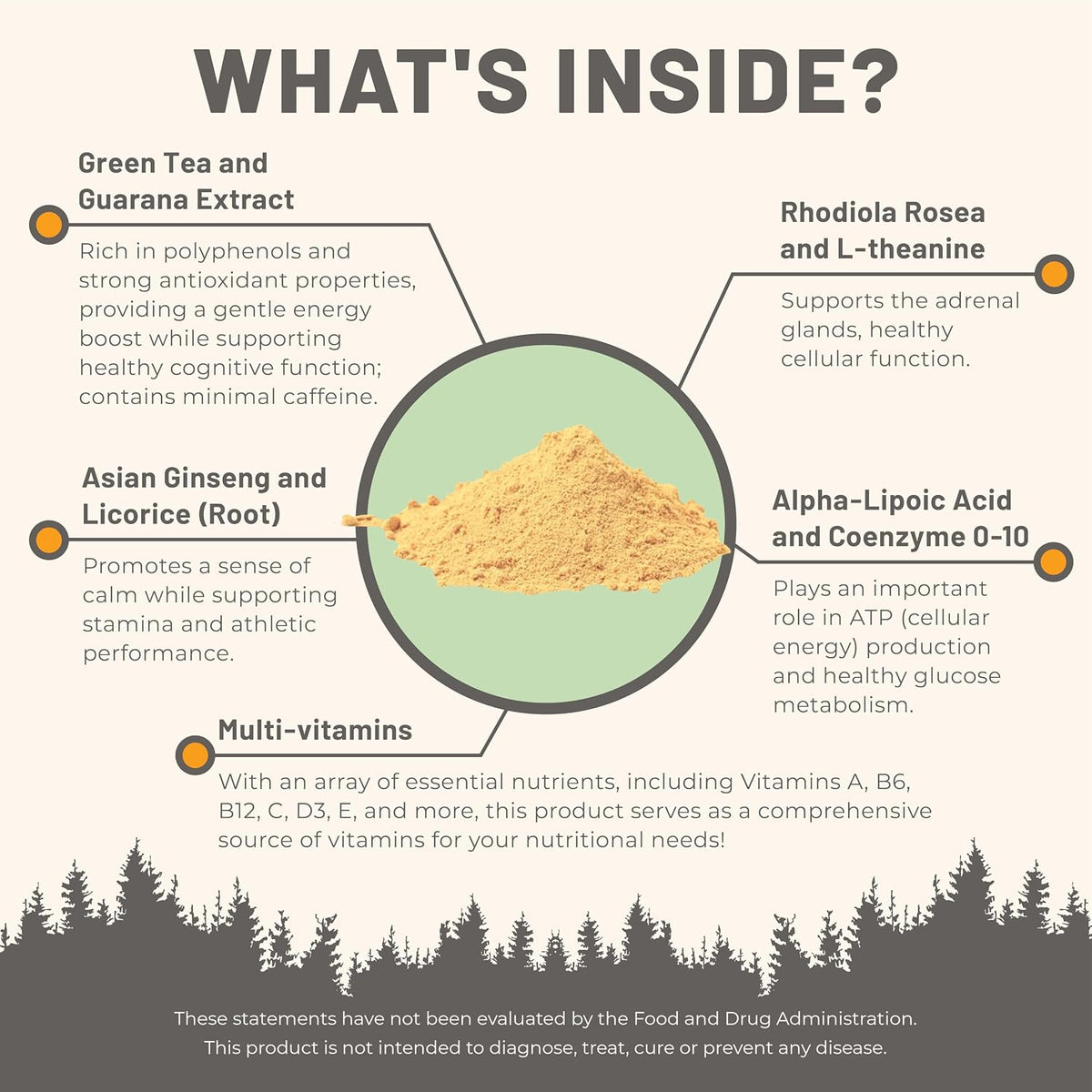 Mountain Peak Nutritionals Energy Formula - All-in-One Multi-Mineral Powder - Orange Flavour (255g, 30 Servings) - görsel 4