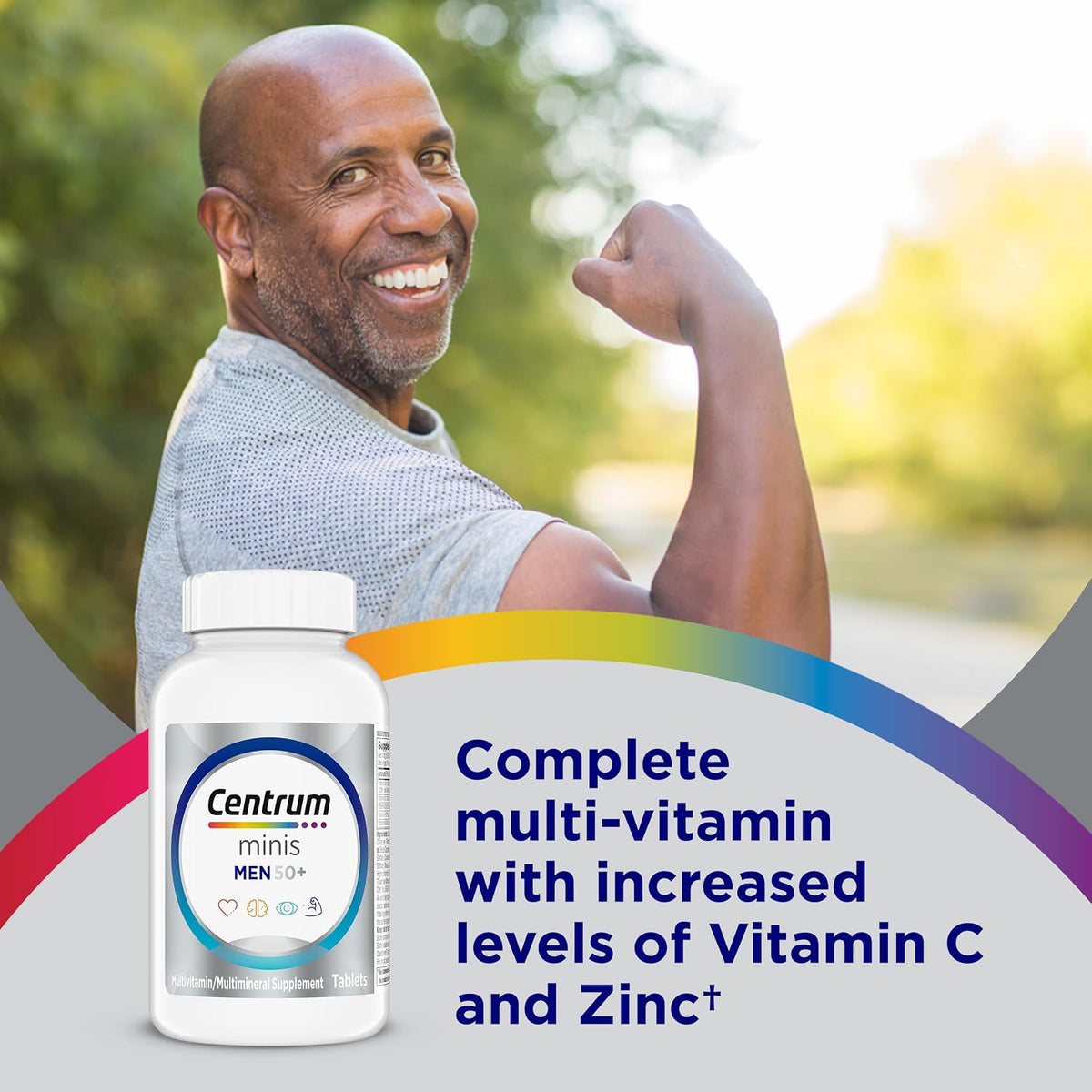 Centrum Minis Silver Multivitamin for Men 50 Plus, 280 Tablets - görsel 2