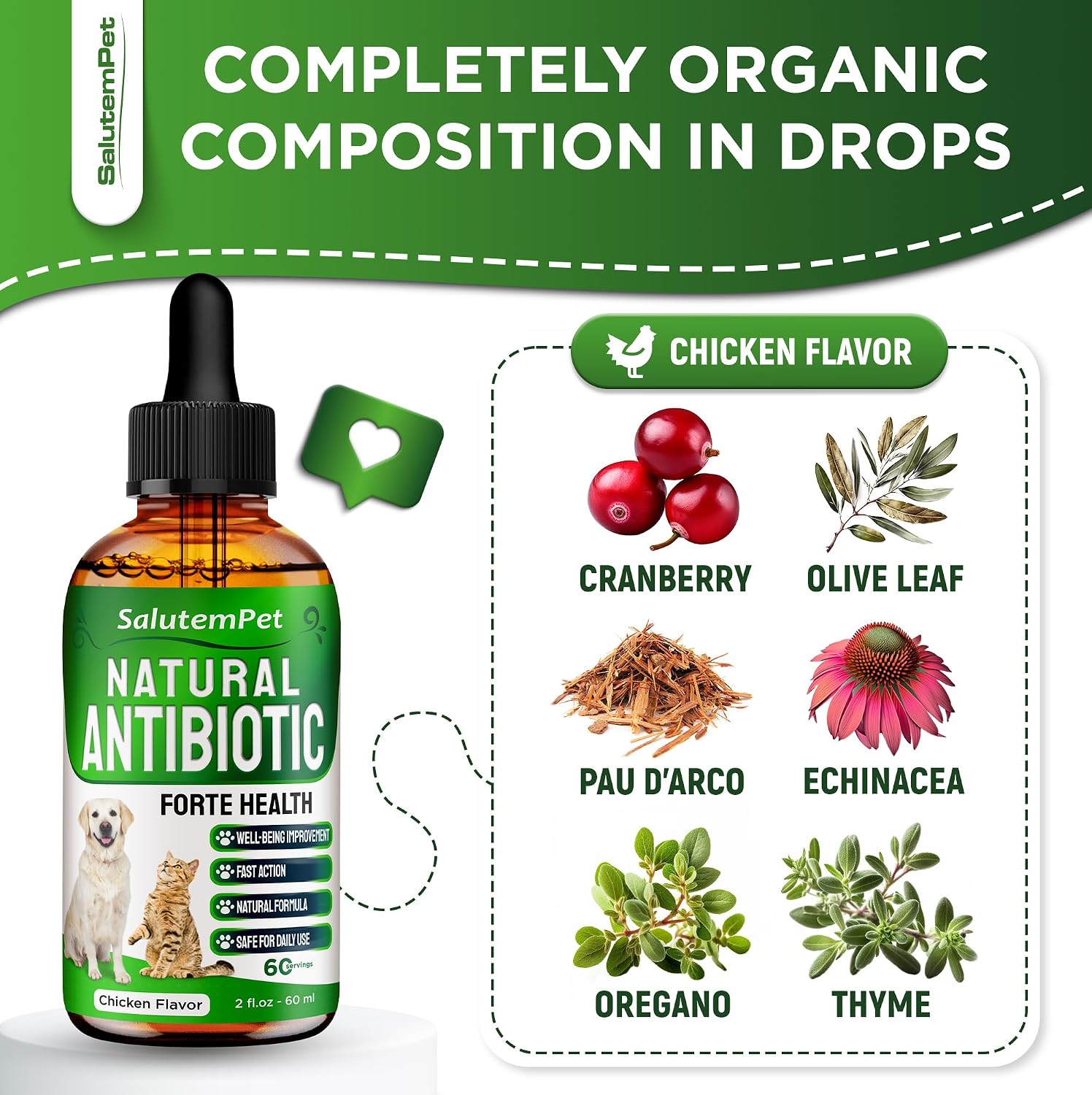 Dog Antibiotics Forte Health – Herbal Supplement for Dogs and Cats - görsel 4