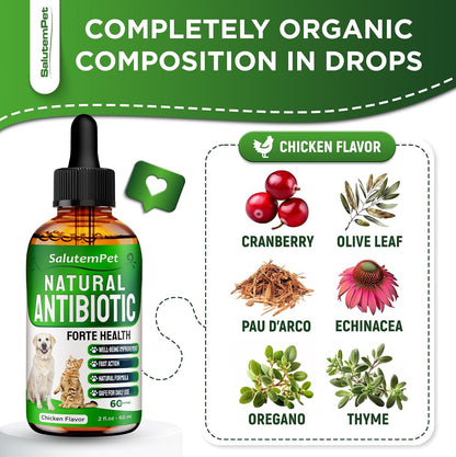 Dog Antibiotics Forte Health – Herbal Supplement for Dogs and Cats