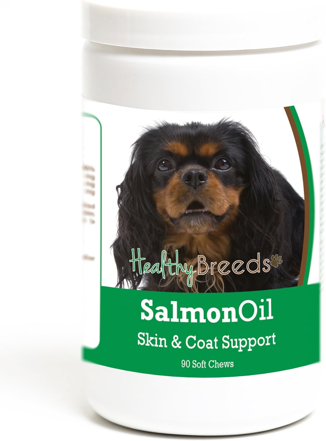 Healthy Breeds English Toy Spaniel Salmon Oil Soft Chews, 90 Count - görsel 1