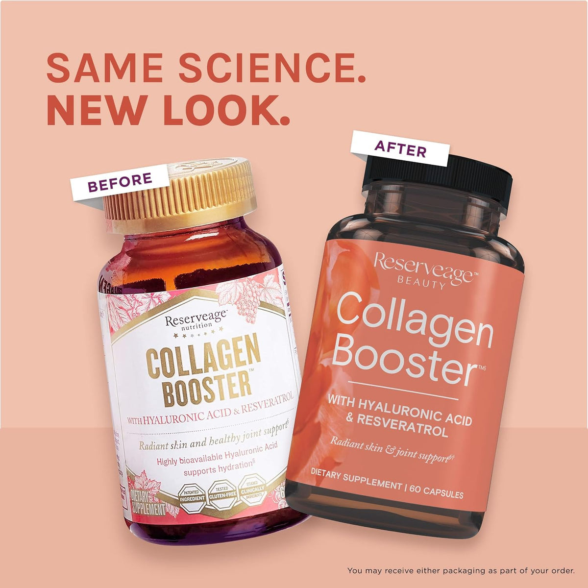 Reserveage Ultra Collagen Booster & Keratin Hair Booster - 60 Ultra Collagen Capsules + 60 Keratin Capsules – Image 6