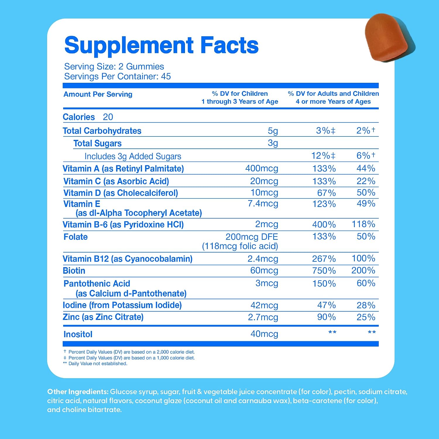 Feel Great Kids Multivitamin Gummies - Citrus & Strawberry Flavoured - 45-Day Supply - görsel 4
