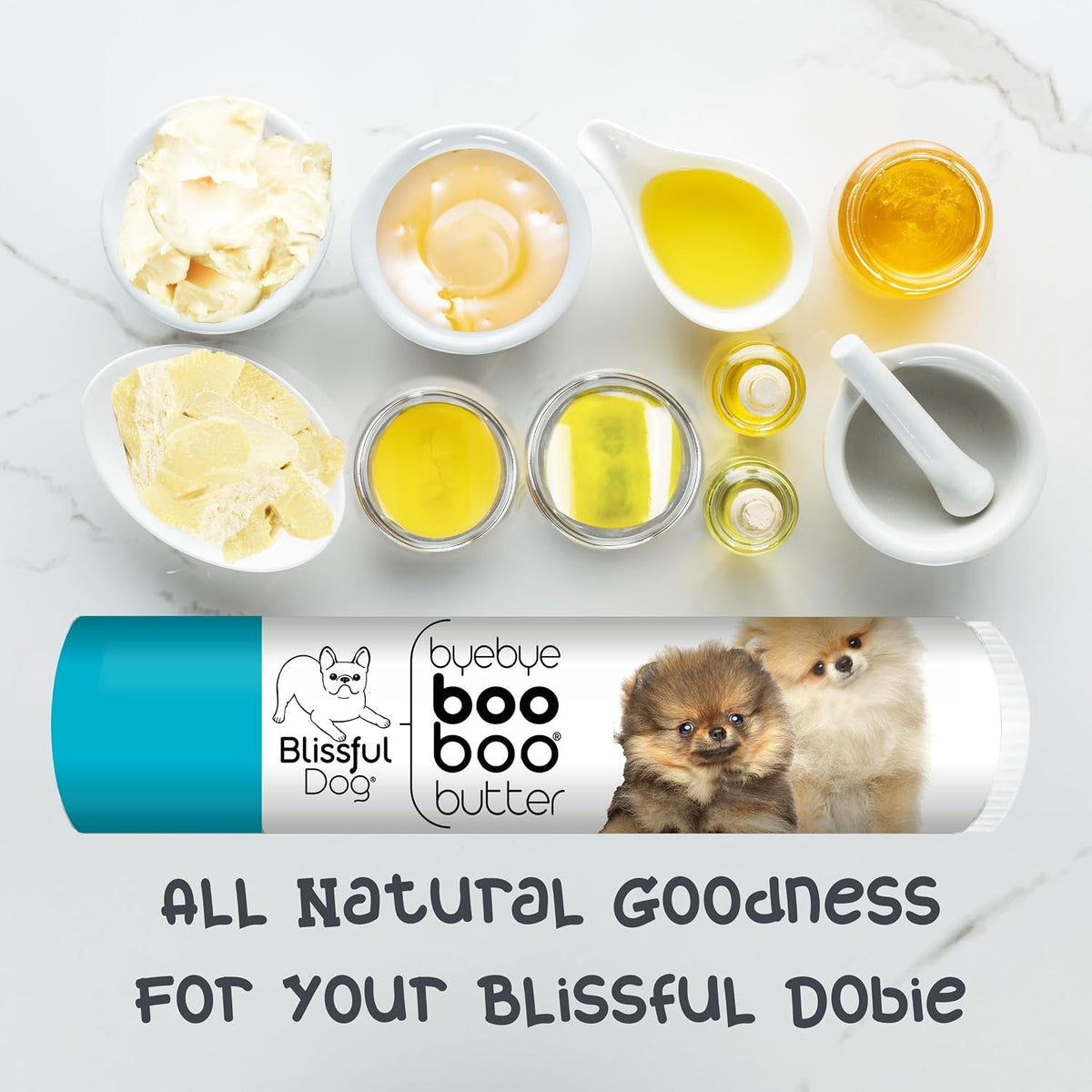 The Blissful Dog .15 oz Tube Pomeranian Booboo Butter - görsel 2