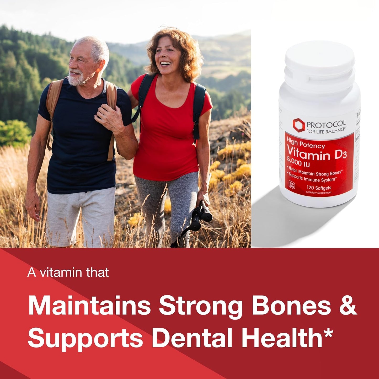 Protocol for Life Balance Vitamin D3 5,000 IU – 120 Softgels - görsel 3