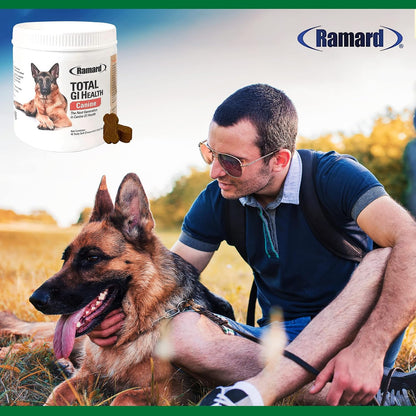 Ramard Total GI Canine Health Soft Chews - Digestive Support for Dogs, 45 Soft Chews