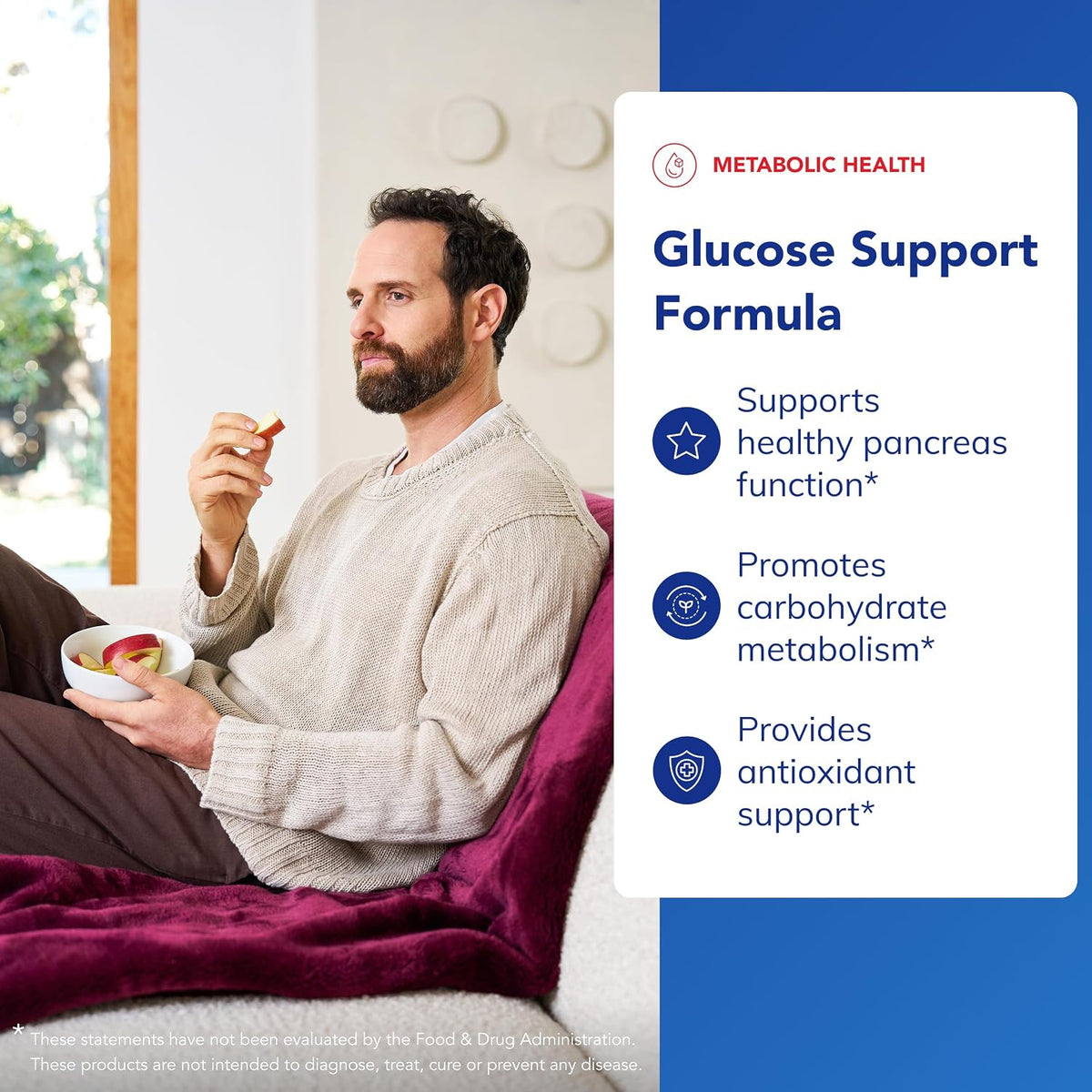 Pure Encapsulations Glucose Support Formula – Hypoallergenic Supplement for Carbohydrate Metabolism, 60 Capsules - görsel 3