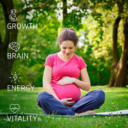 Centurion Health Bump Mini Complete Antenatal Vitamins for Women with Folate, Choline, Carbonyl Iron, Zinc, Vitamin D3 and Vitamin B12, 30 Capsules