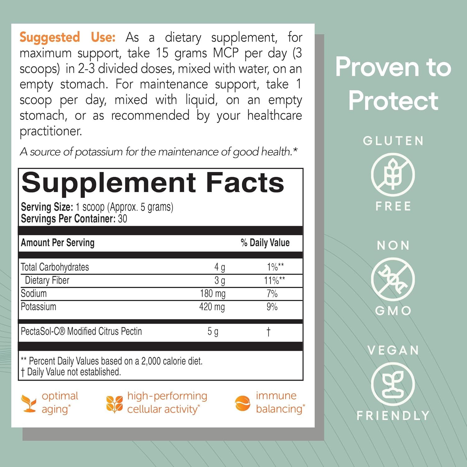 PectaSol Modified Citrus Pectin – 150g Powder – Total-Body Health Supplement - görsel 6