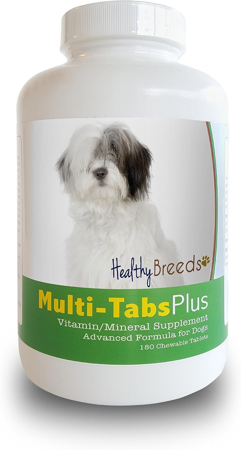 Healthy Breeds Old English Sheepdog Multi-Tabs Plus Chewable Tablets, 180 Count - görsel 1