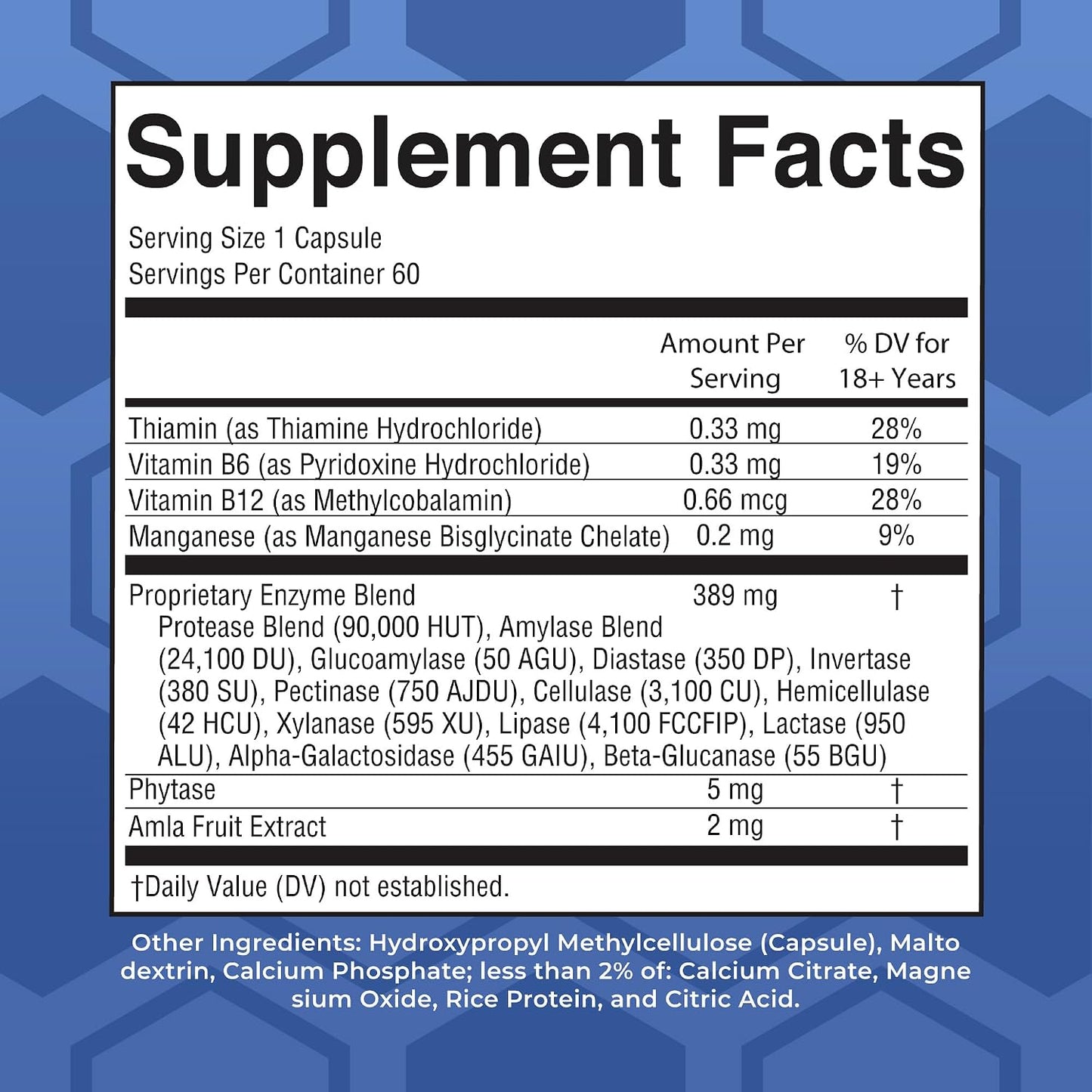MaryRuth's Ultra Digestive Enzymes | Gut Health Supplement | 60 Capsules - görsel 2