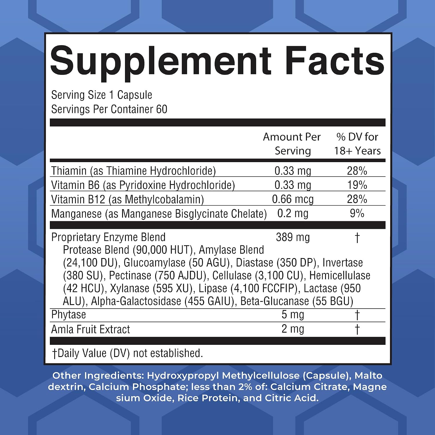 MaryRuth's Ultra Digestive Enzymes | Gut Health Supplement | 60 Capsules - görsel 2