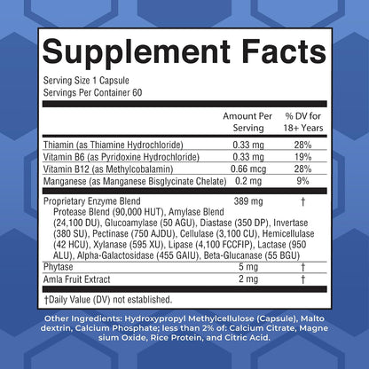 MaryRuth's Ultra Digestive Enzymes | Gut Health Supplement | 60 Capsules