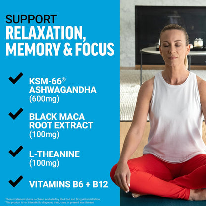 Force Factor Amazing Ashwa, KSM-66 Ashwagandha Supplement for Stress Support, Focus, Memory, Immune Support, With Vitamins, Minerals & Antioxidants, Cortisol Supplements for Women, 360 Tablets (3-Pack)