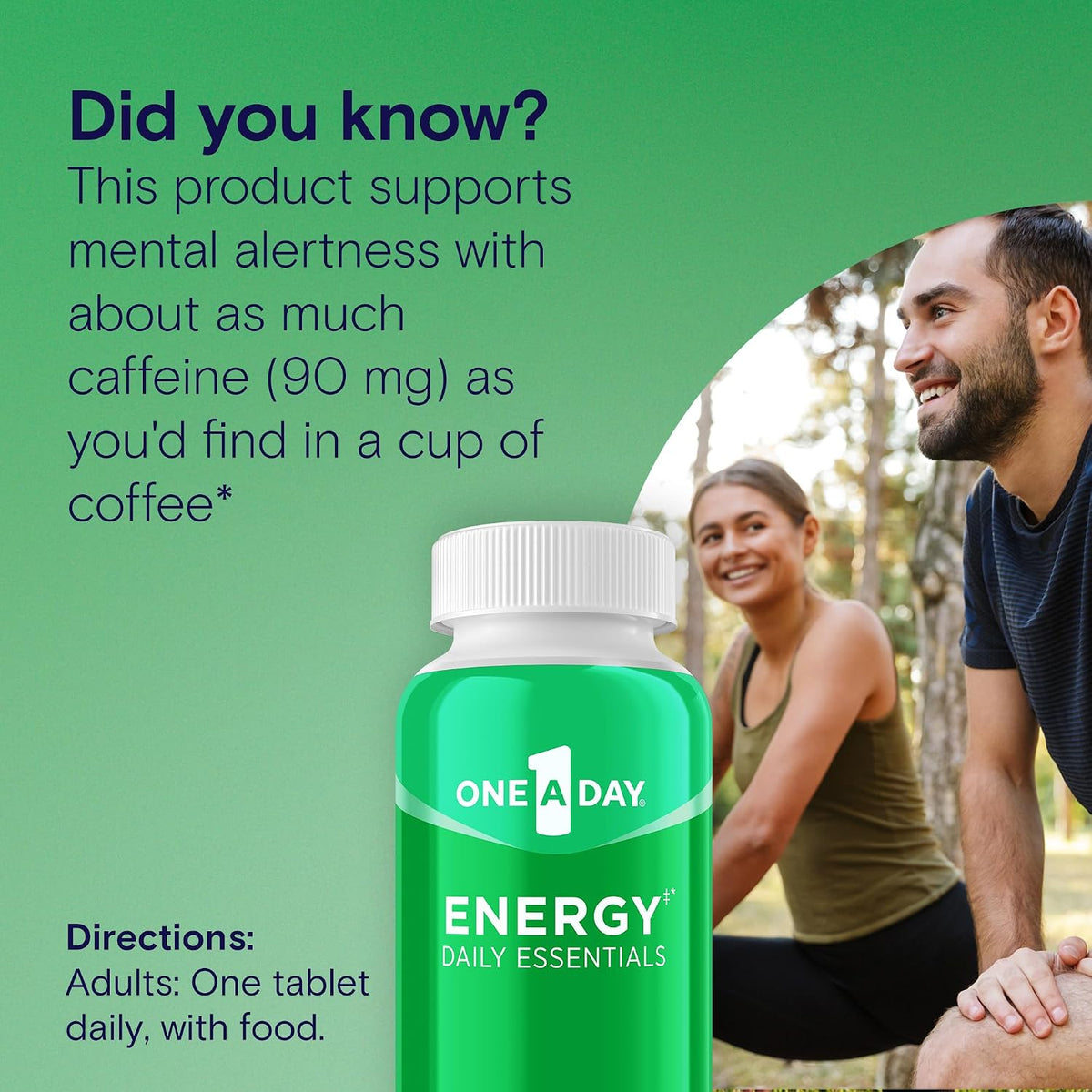 One A Day Energy Daily Essentials Multivitamin - 120 Tablets - görsel 2