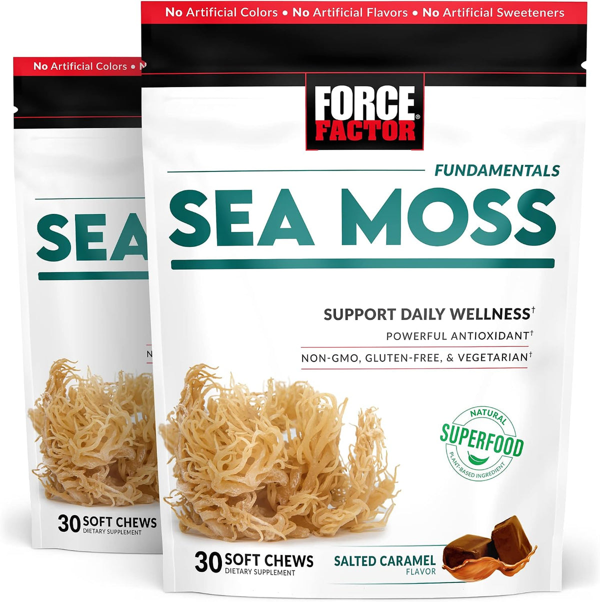 Force Factor Sea Moss Soft Chews – Irish Sea Moss Supplement, Immunity & Digestive Support, Non-GMO, Gluten-Free, 30 Chews - görsel 7
