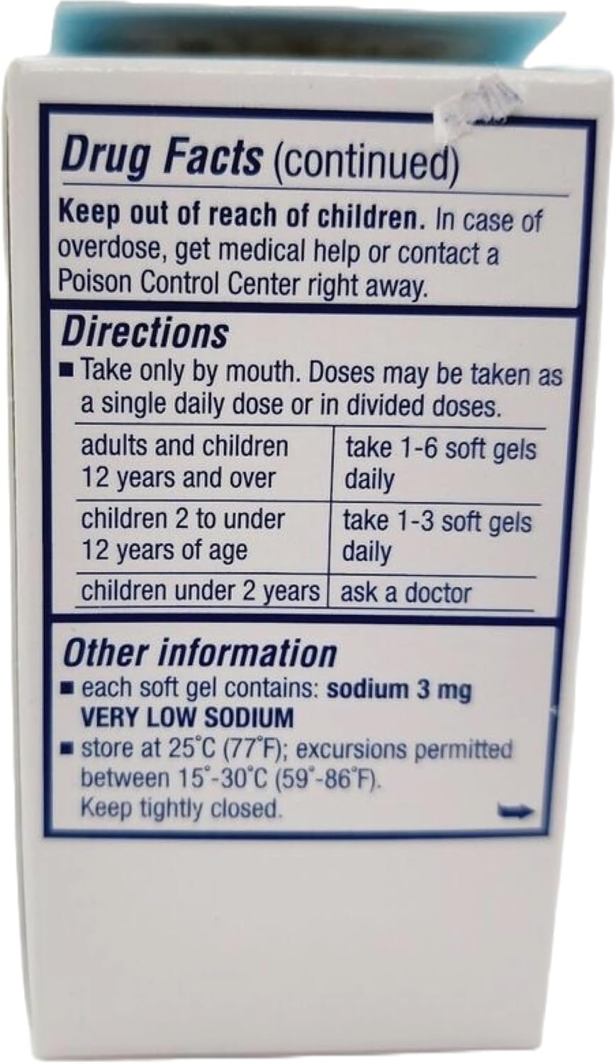 Colace Clear Docusate Sodium Stool Softener 50mg, 28 Count Per Box (3 Pack) - 84 Softgels - görsel 3