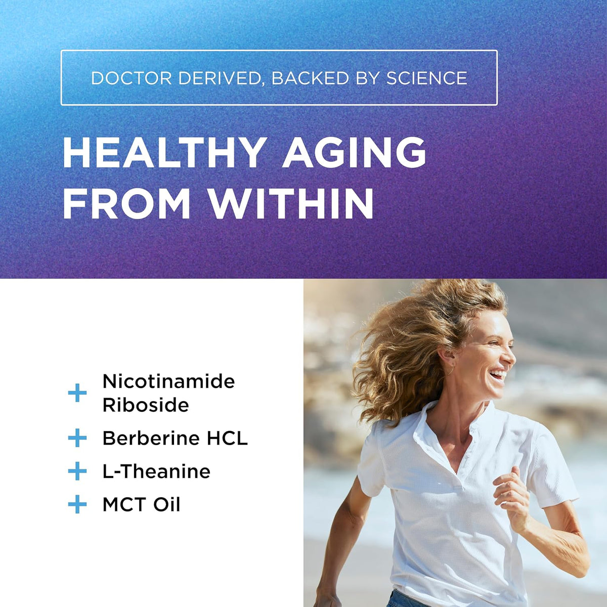 DR. EMIL NUTRITION NAD+ Boost – Nicotinamide Riboside with Berberine & L-Theanine – 30-Day Supply - görsel 3