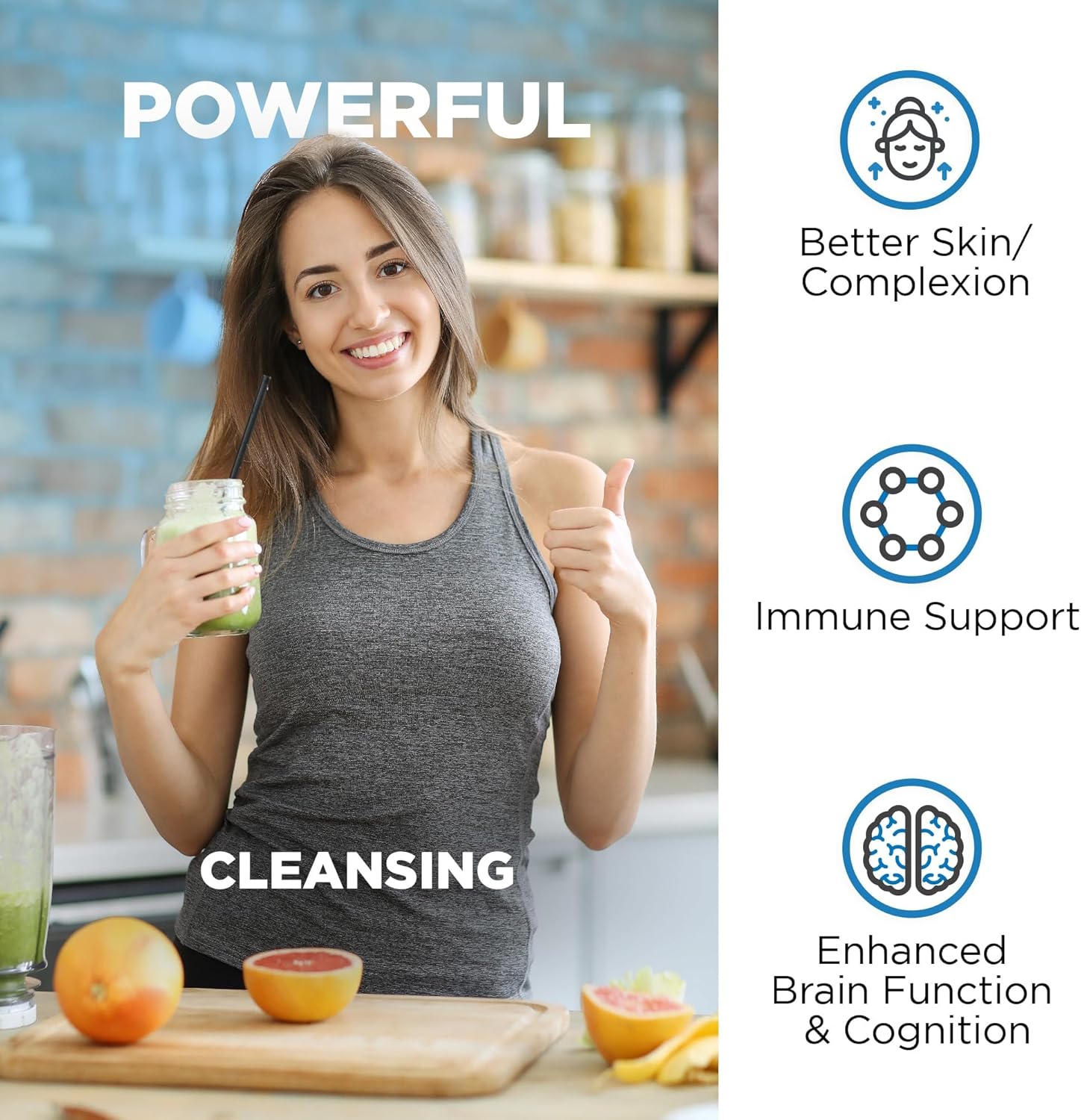 Nutrivein Premium Liposomal Glutathione 700 mg – 60 Capsules – Pure Reduced Glutathione (Setria) – Master Antioxidant - görsel 4