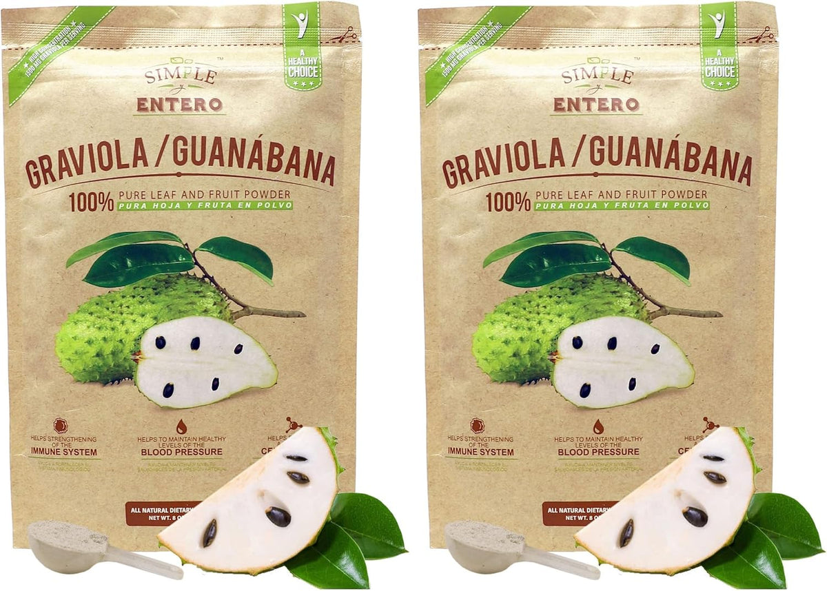 Graviola (Soursop) Supplement - 100% Pure Leaf & Fruit Powder, 227g - görsel 9