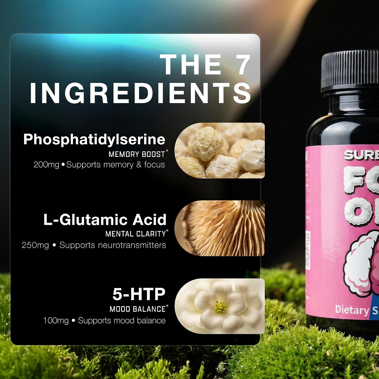 FOG OFF Brain Fog Supplement – Focus Capsules for Memory, Clarity & Energy - görsel 2