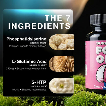 FOG OFF Brain Fog Supplement – Focus Capsules for Memory, Clarity & Energy