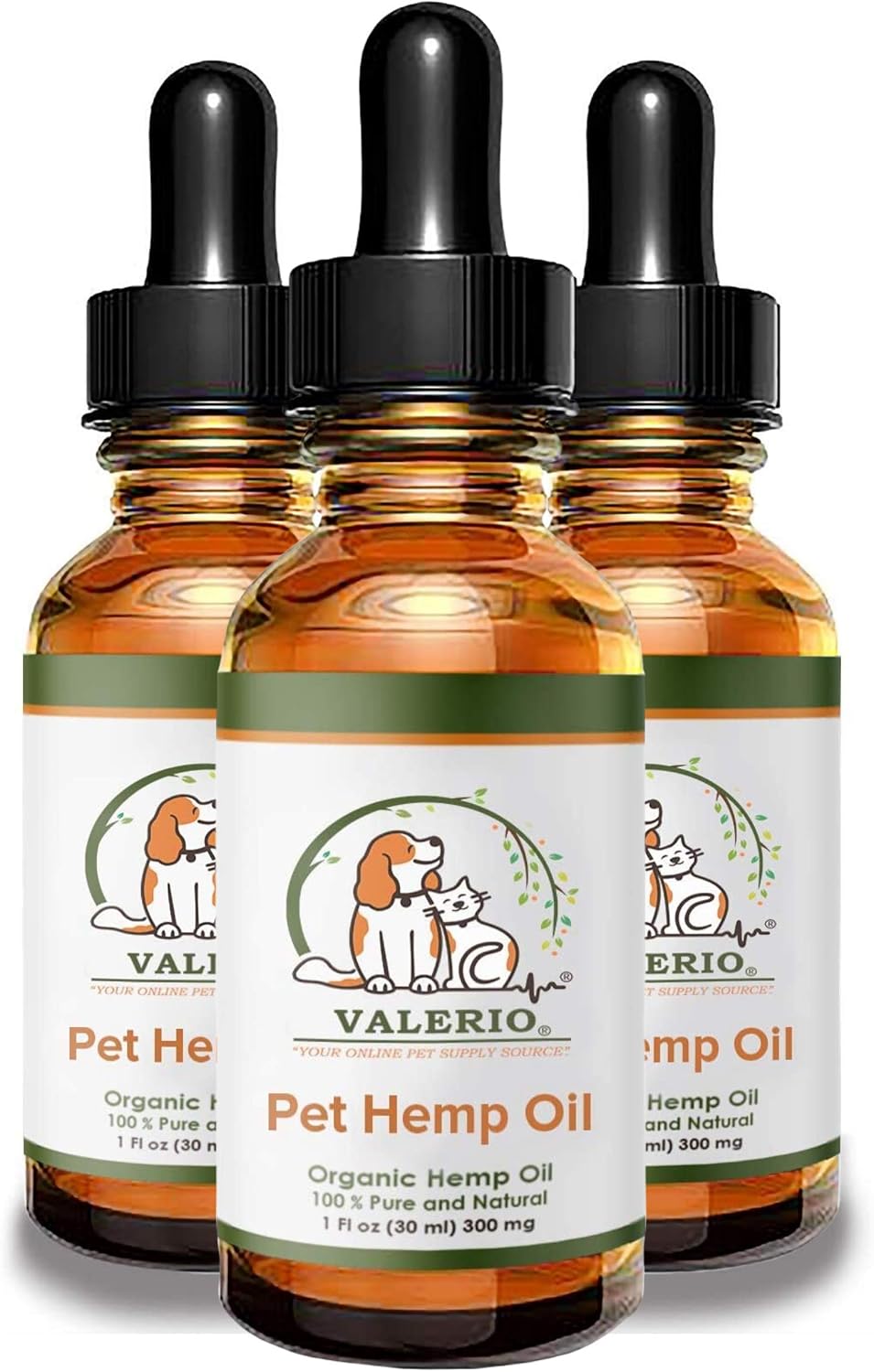 Valerio Pets Hemp Oil for Dogs and Cats - 1 Oz - Hemp Oil Drops with Omega Fatty Acids - Hip and Joint Support and Skin Health - görsel 9