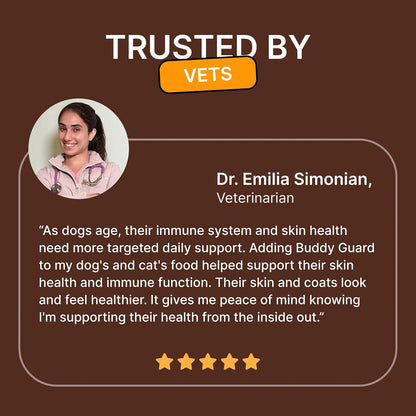 Petsmont Buddy Guard Organic Mushroom Blend for Dogs and Cats