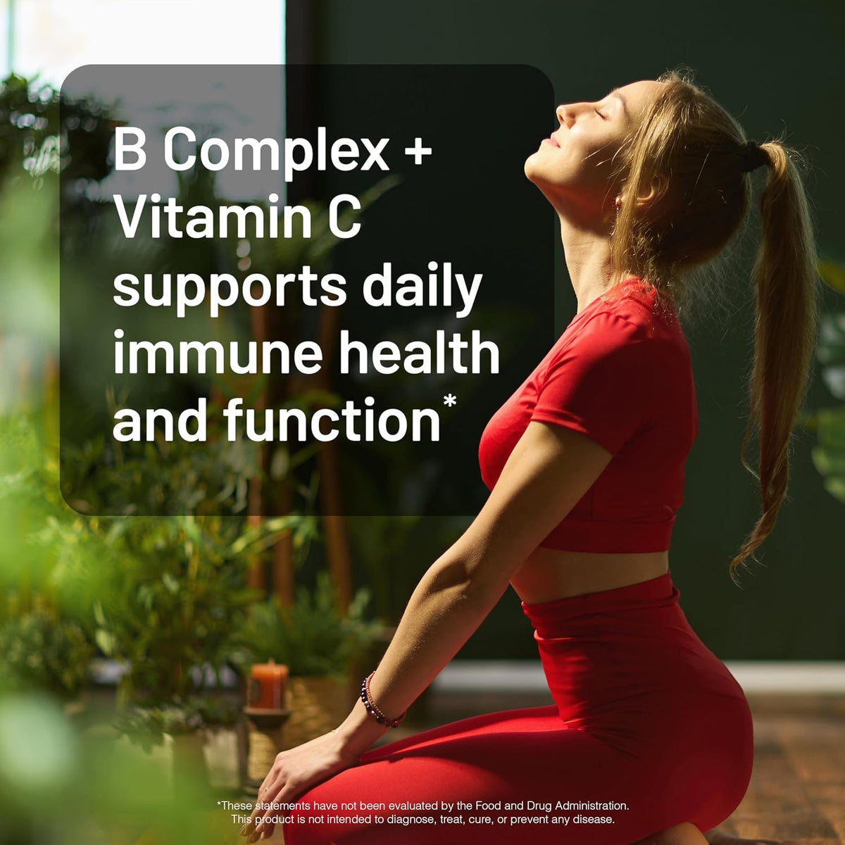 NatureWise Super Vitamin B Complex - with Vitamin C, Folic Acid, Biotin, B1, B2, B3, B6, B12 - Vegan, Non-GMO - 60 Tablets - görsel 8