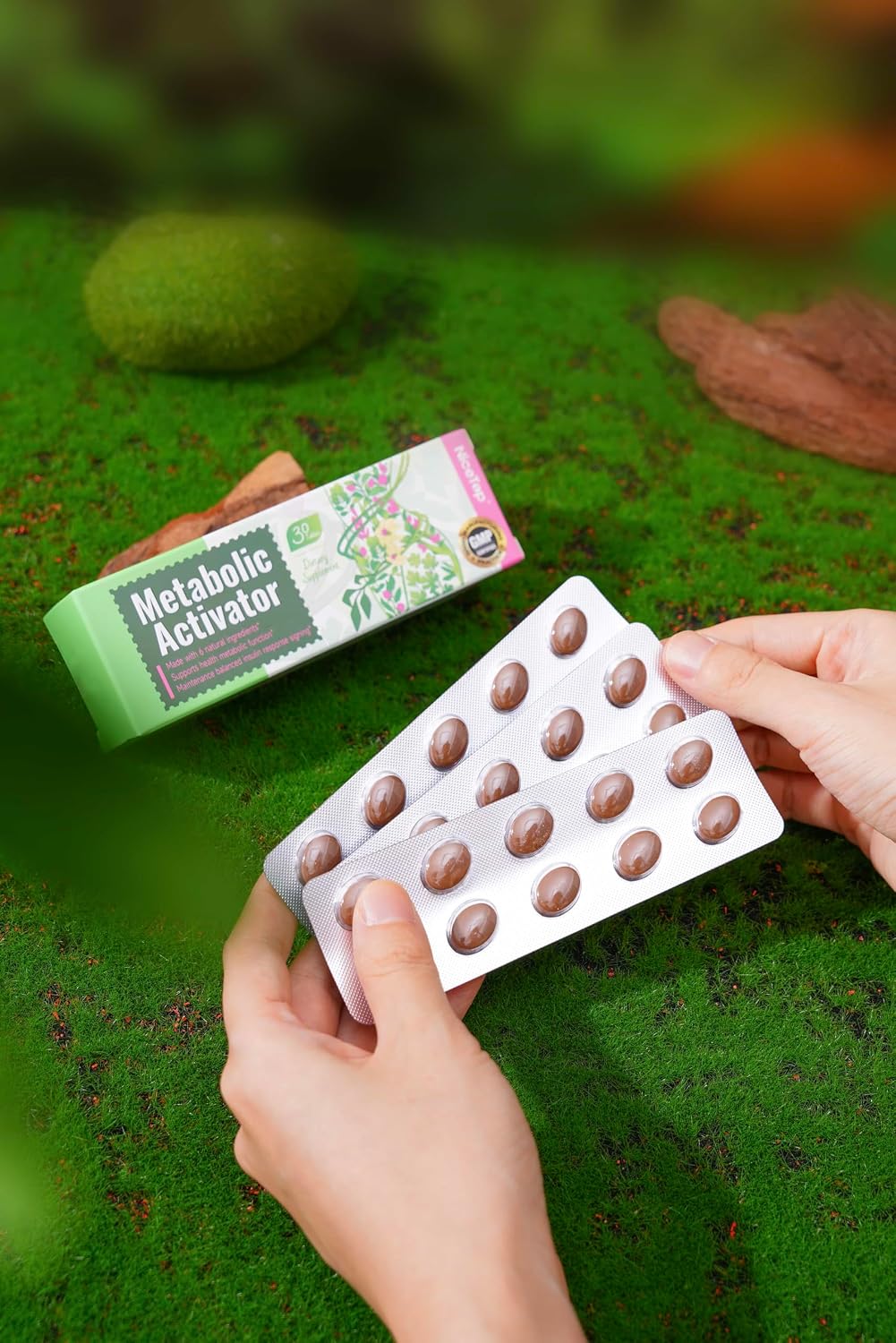 NiceTop Metabolic Activator with Mulberry Leaf Extract, Vitamin C, PQQ - 30 Tablets - görsel 7