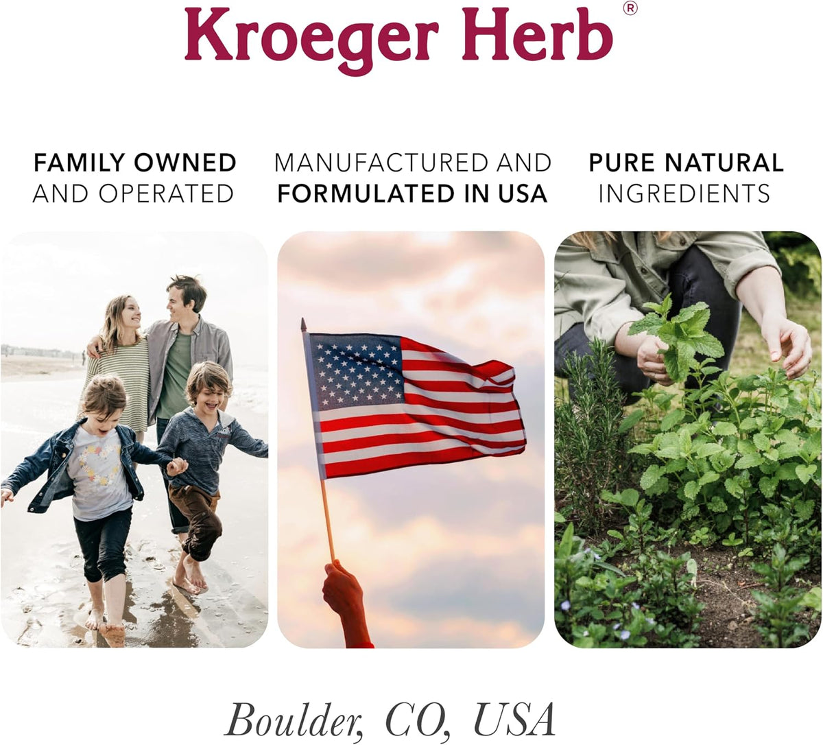 Kroeger Herb Clove Capsules - Natural Antioxidant Supplement, Vegan, Non-GM, 100 Capsules - görsel 8