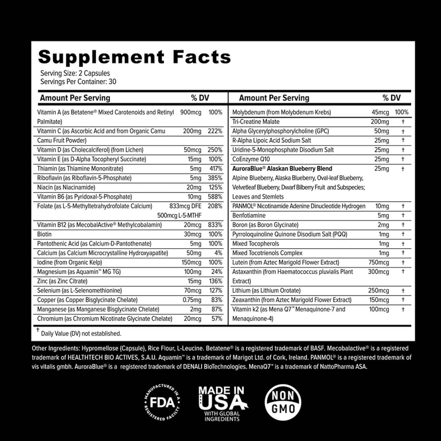 Primitive Scientific Whole Food Daily Essential Multivitamins for Adults and Seniors - 60 Capsules - görsel 6