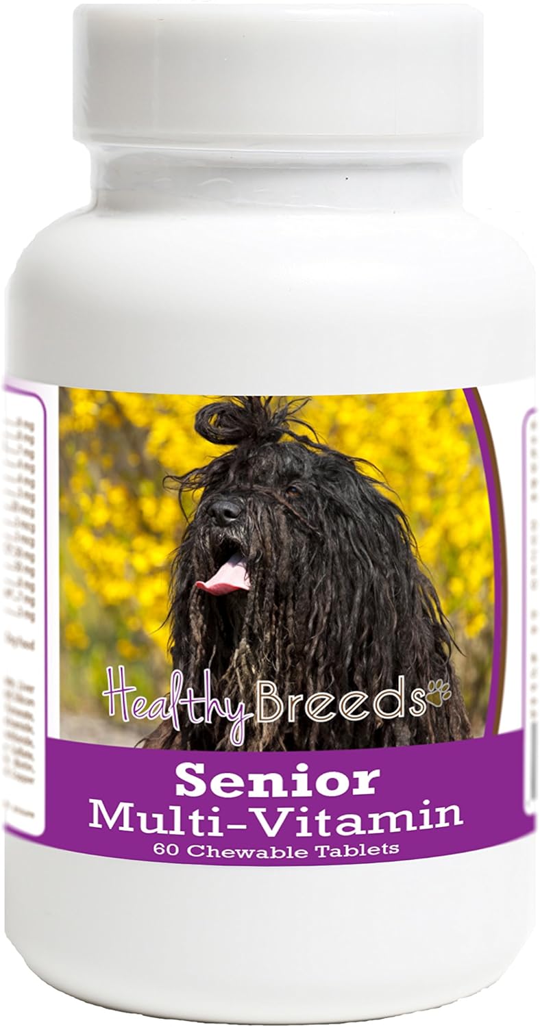 Healthy Breeds Bergamasco Senior Dog Multivitamin Tablets 60 Count - görsel 1