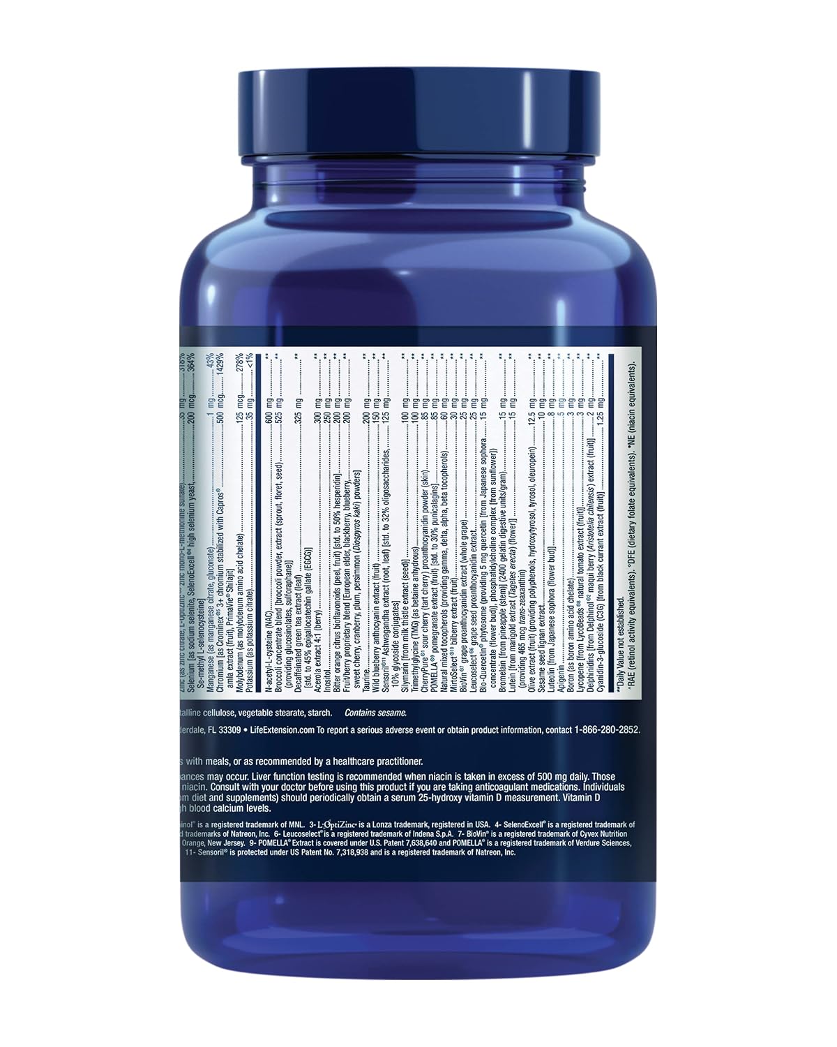 Life Extension Mix™ Capsules Without Copper – High Potency Advanced Vitamin, Mineral, Fruit & Vegetable Formula - görsel 3