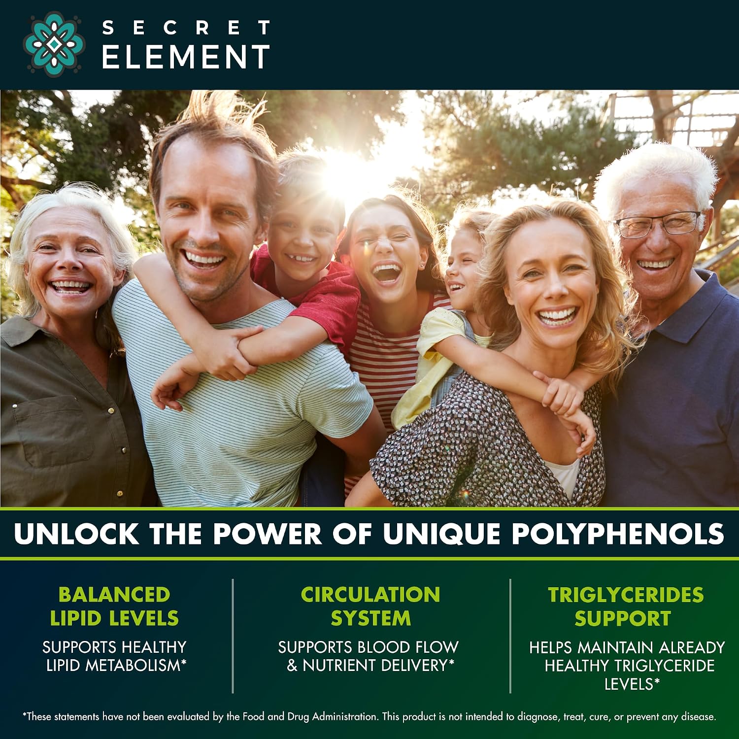 Secret Element Citrus Bergamot Extract 1000mg - Polyphenol-Rich Food Supplement, 120 Vegan Capsules - görsel 6