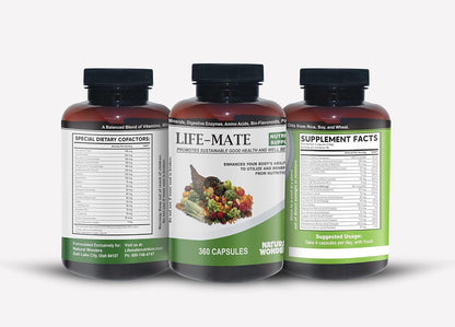 Natural Wonders Life Mate Multivitamin Food Supplement, 360 Capsules