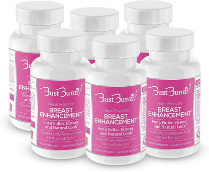 Bust Bunny Bust Enhancement Pills – 6 Month Supply