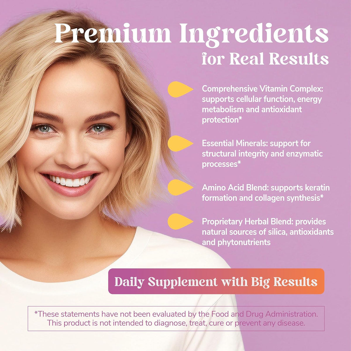 Kalos and Splendor 21st Century Hair, Skin and Nails Tablets – Advanced Formula, 50 Tablets - görsel 3