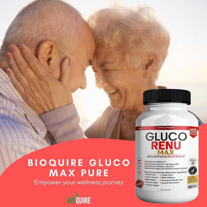 Gluco Rina Max Ultra Food Supplement - 60 Capsules